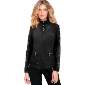 Jamie Sadock Womens Size XL Golf Jacket Black Removable Sleeves Sports Active